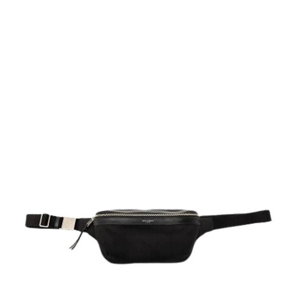 Yves Saint Laurent Vintage Pre-owned Canvas Bumbag - Vintage - Dame - Sort - ONE SIZE - Læder
