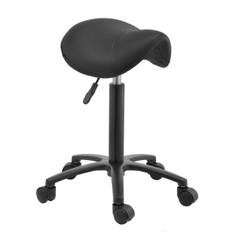 Hairway Stylists Saddle Stool Profi Black Base