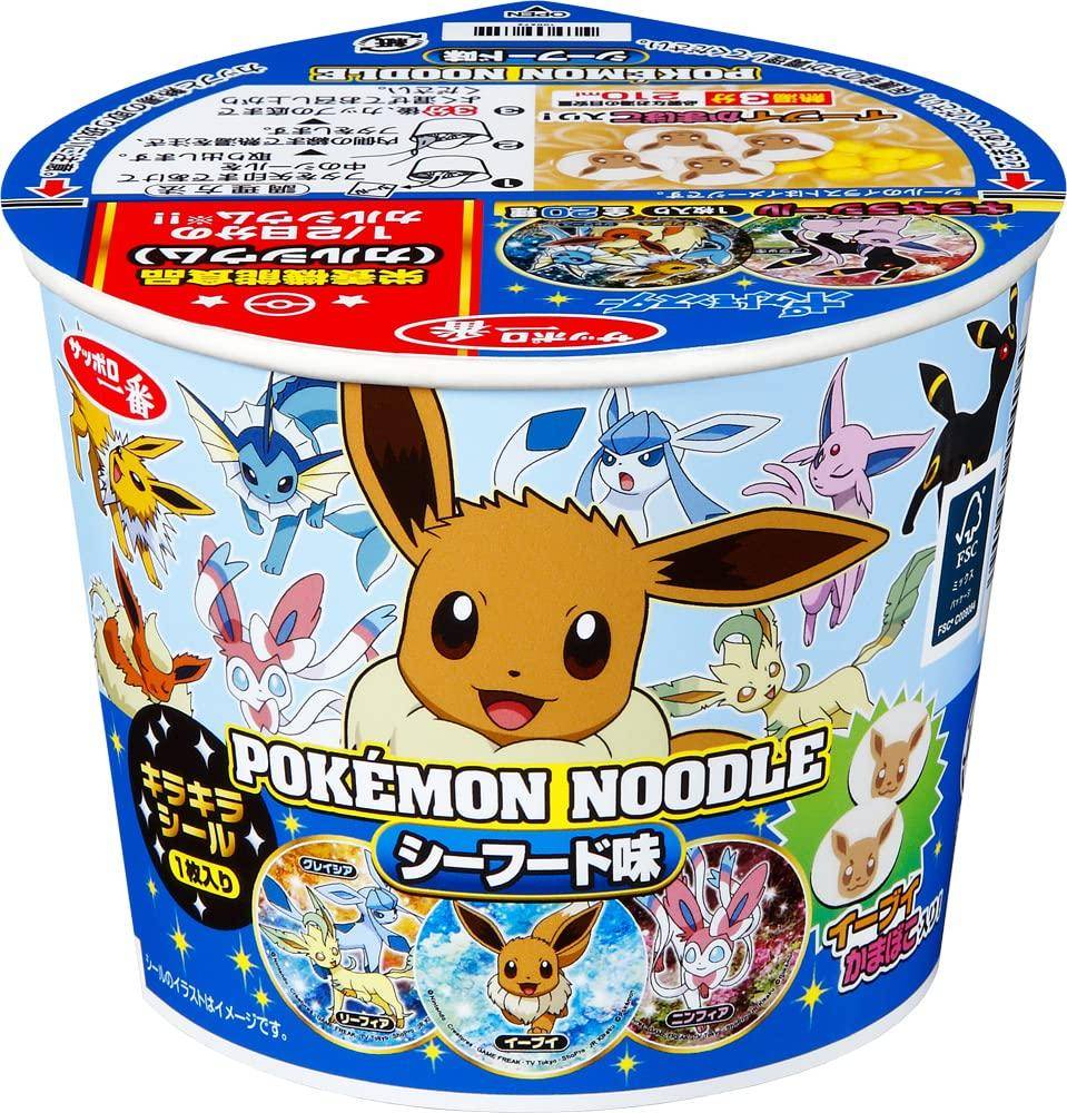Sanyo Sapporo Ichiban Fisk och skaldjur 37g x 12 förpackningar Pokémon Nudlar, Smak,