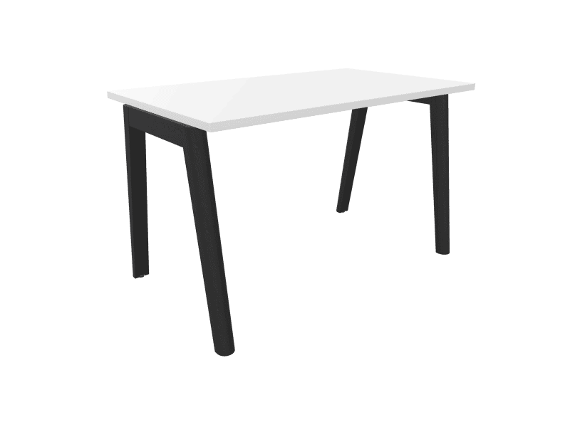 NOVA Wood skrivebord. Melamin – Flere størrelser og farver! B: 140 cm D: 80 cm Massiv Sort lakeret Ask Hvid.
