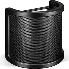 Popfilter, Professionel Tre-lags Metal Mesh Mikrofon Vindskærm Cover
