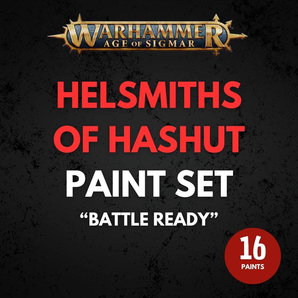 Helsmiths of Hashut Paint Set Warhammer Age of Sigmar - Battle Ready.