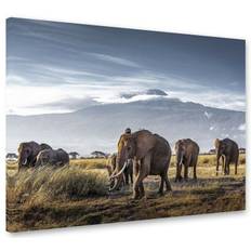 Estancia Tavla Canvas Elephants by Kilimajaro