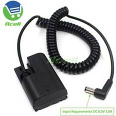 Dr -e6 dc koppling lp -e6 lp-e6nh dummy batteri för canon eos r6 r5 r 90d 80d 70d 60d 7d 6d 5 dsr eos 7d 6d 5d mark ii kamera