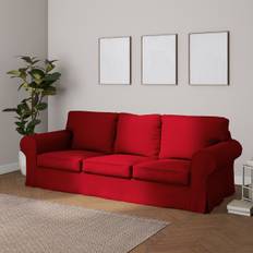 Ektorp klädsel<br> 3-sits soffa, Röd, 218 X 88 X 73 CM, Etna