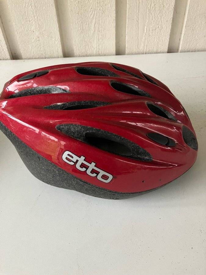 Cykelhjälm Etto Coolhead röd storlek S/M