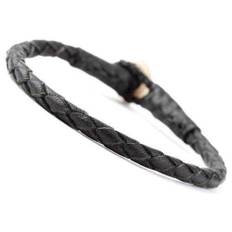 BeChristensen Abba Håndflettet Samer Armbånd i sort