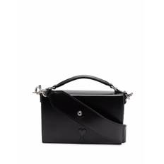 AMI Paris - Lunch Box axelremsväska - unisex - läder - one size - Svart