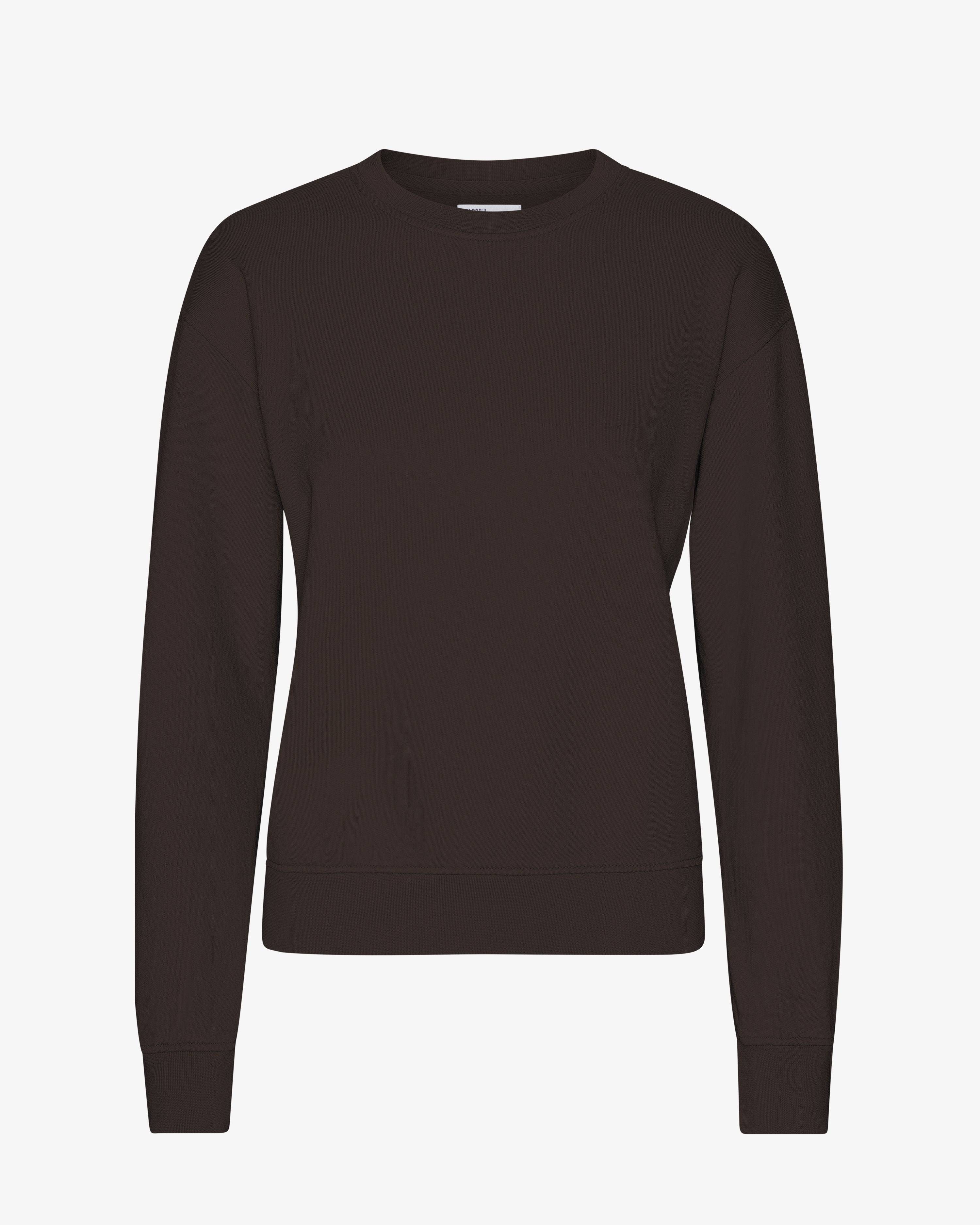 Women Classic Organic Crew - Coffee Brown - S