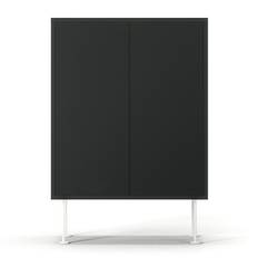 Decotique Vogue 64 Skåp Antracit / Vit - Skåp & vitrinskåp Målad Mdf Antracit - 190199-308811