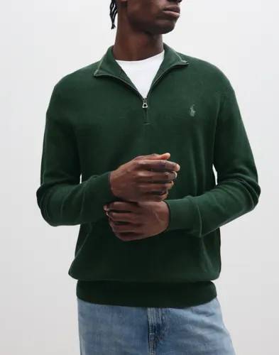Polo Ralph Lauren Sweater-half Zip Stickade tröjor Grön - Small