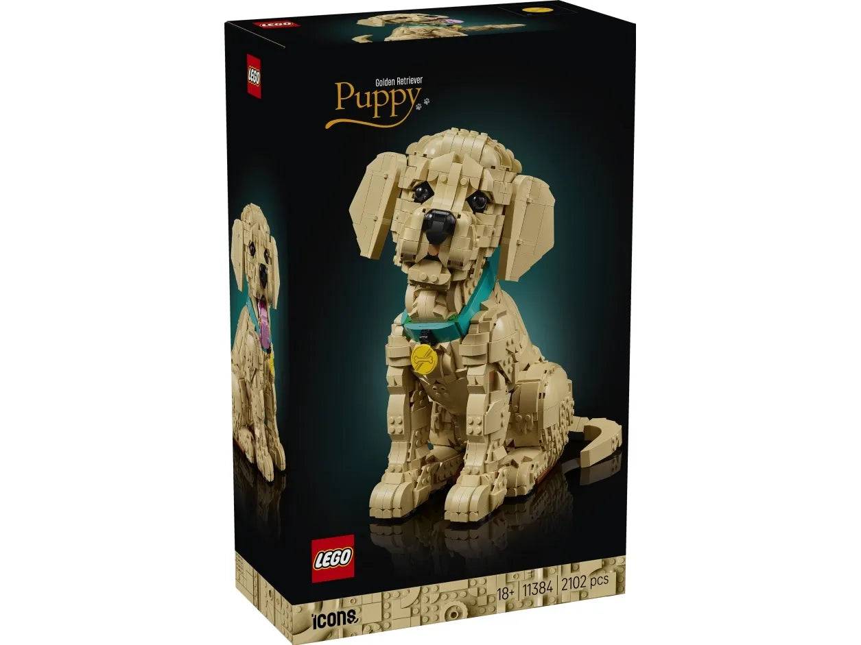 LEGO Icons Golden retriever-valp 11384