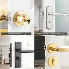 Intelligent Electronic door latch with Wi-Fi, fingerprint scanner, password, IC card, key, unlock via app