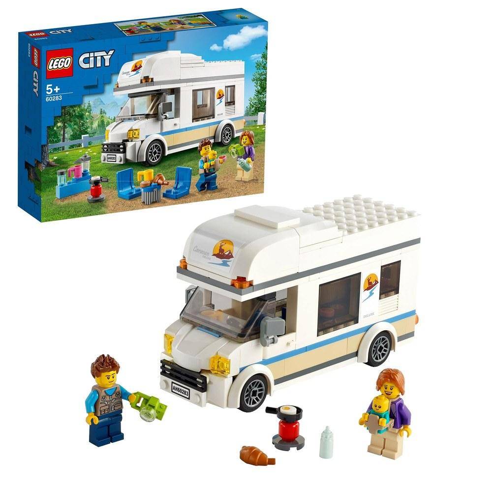 LEGO City Holiday Camper Toy Playset 60283 Building Blocks Gift for Boys and Girls Ages 5-8 Imaginative Play Christmas Birthday
