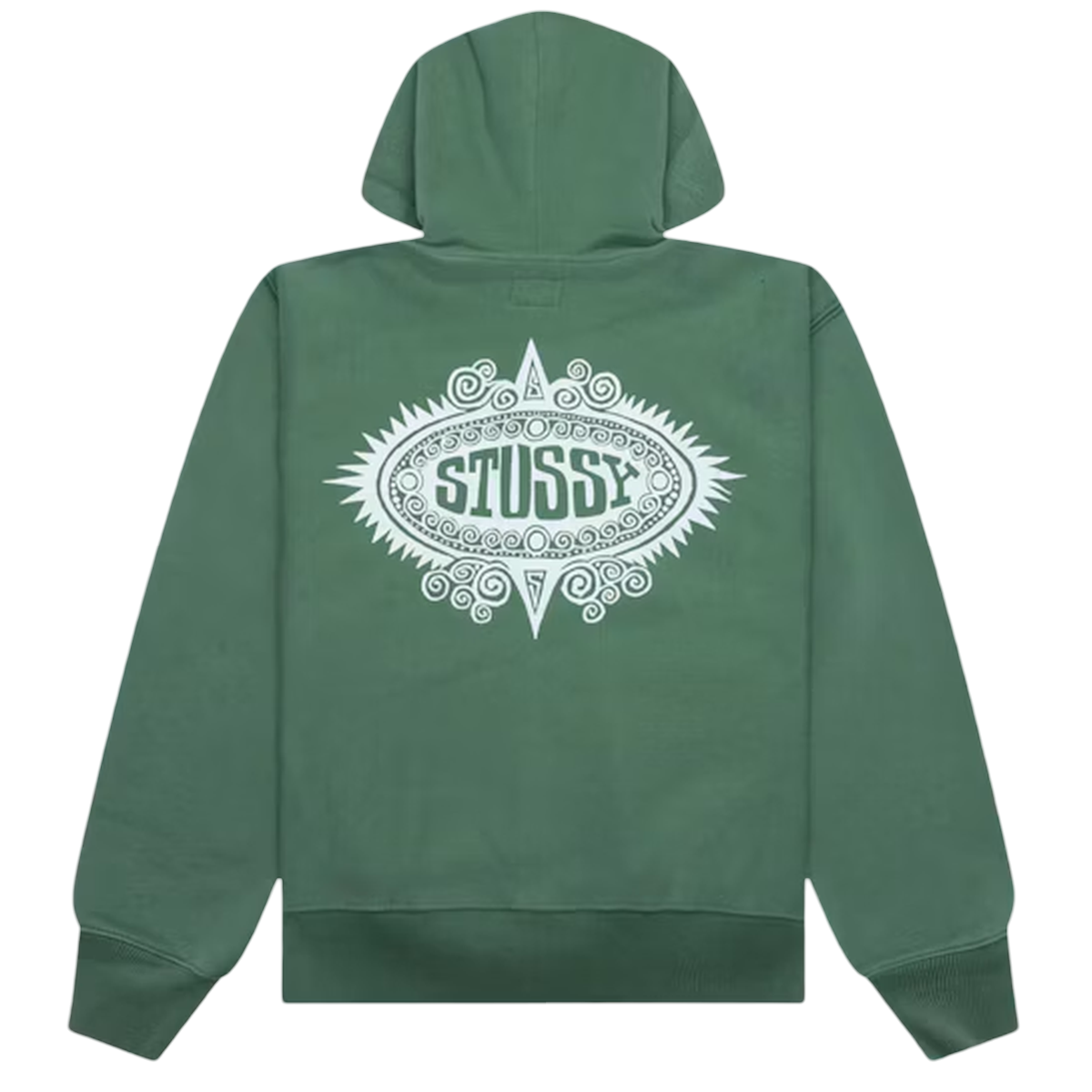 Stussy Mantra Zip Hoodie Green - L