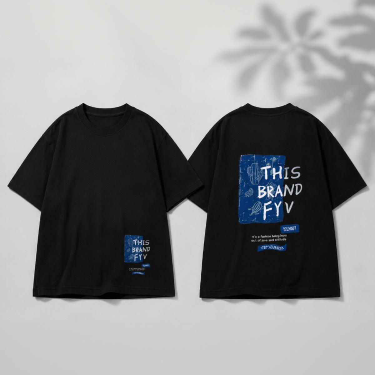 BrightTees – Bekväm och färgglad – T-shirt med tryck Svart / 120 (5–6 år) | Pedagogiska Träleksaker