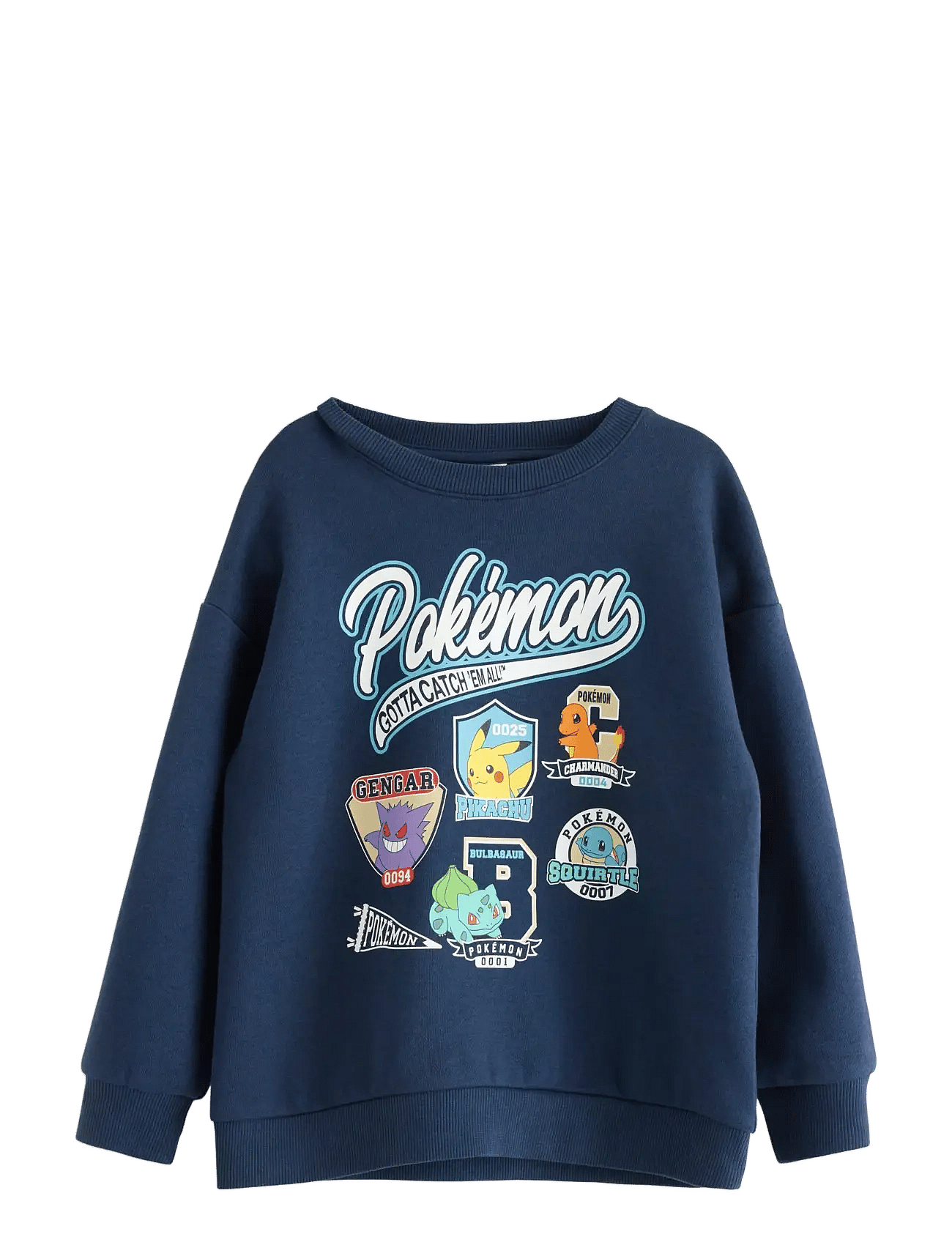 LINDEX Pokémon Sweatshirt With Brushed Inside | Navy | 116