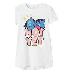 NAME IT Nmfasta Stitch Ss Nightgown Wdi |Vit |104