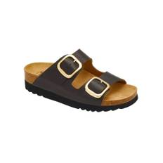 Scholl Ilary 2 straps sandaler (dam) - Cognac, 37