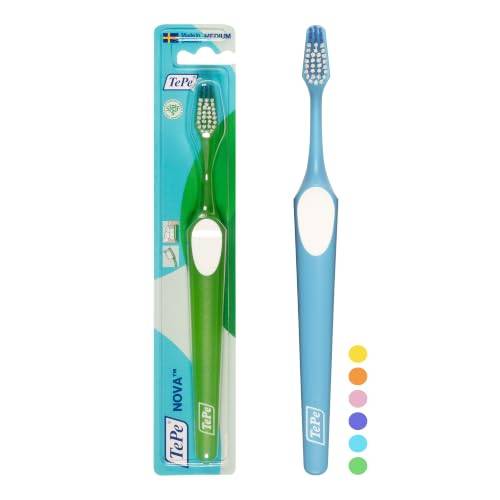 TePe Nova Medium Tandborste, Olika Färger, 1-pack