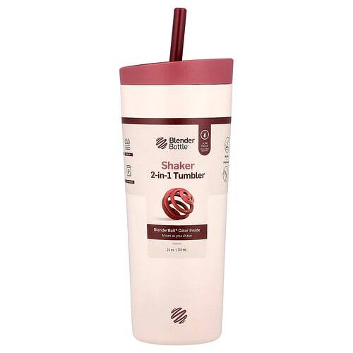 Blender Bottle  Shaker 2-in -1 Tumbler  Sahara Sunset  24 oz (710 ml)