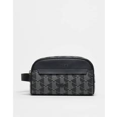 Lacoste – Grå necessär med monogram-Grå/a