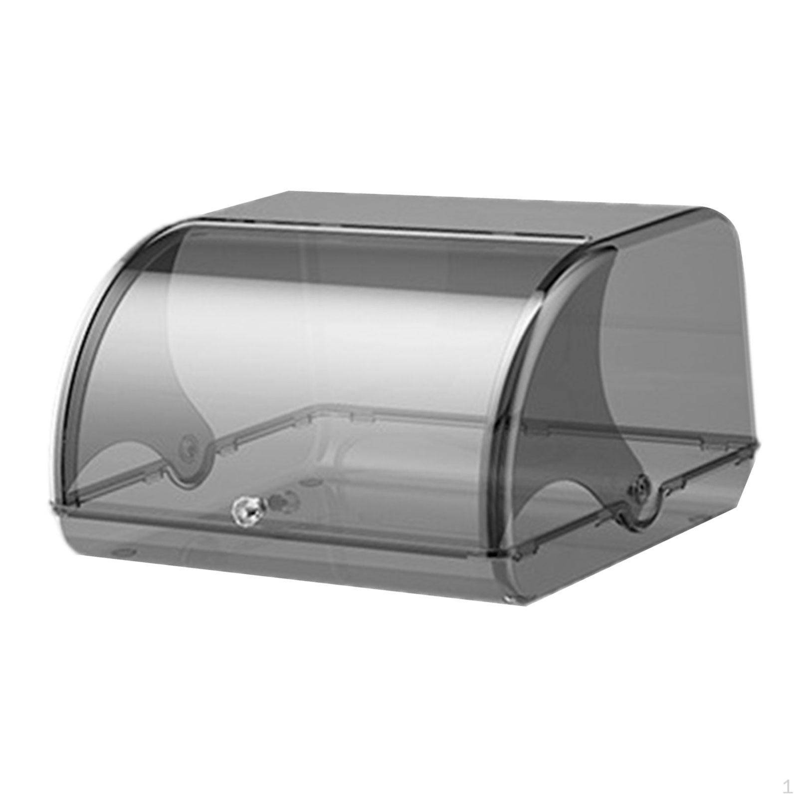 Brödkärlhållare Keeper Multipurpose Portable Bagery Diverse för Köksbänk Roll Top white