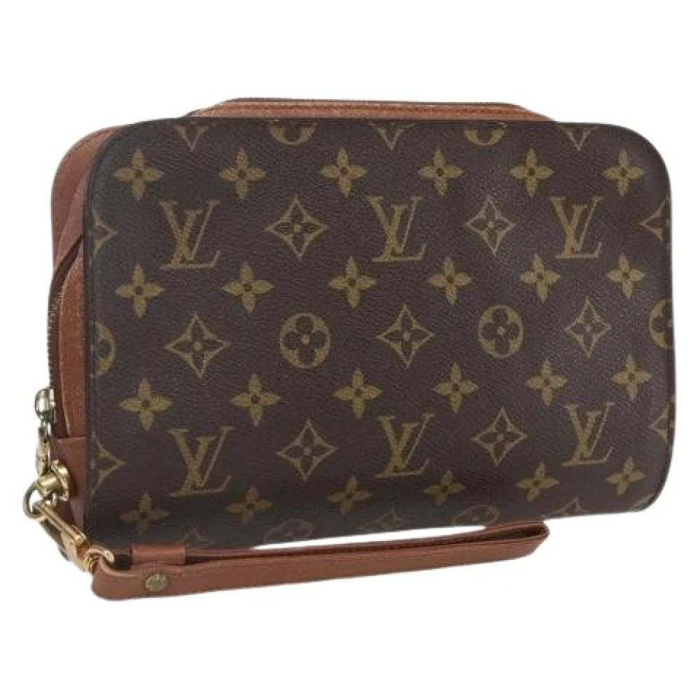 Louis Vuitton Vintage Pre-owned Vintage Canvas Clutch - Vintage - Dame - Brun - ONE SIZE -