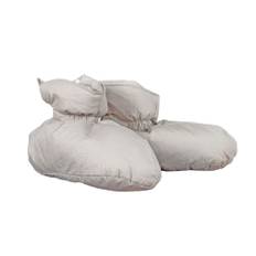 Dunsokker Lys grå str. 38-39 - L (28 cm)