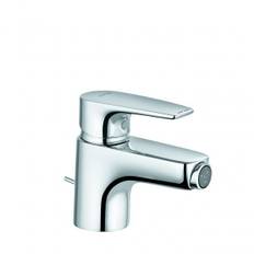 KLUDI PureSolid Bidet-Einhandmischer mit Metall-Ablaufgarnitur chrom 342160575