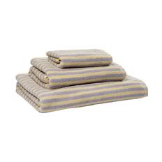 Magasin Stripe 70x140cm Gots Yeloow/lavender NO_SIZE Handdukar - 0008 (NO_SIZE)