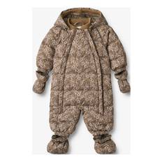 Puffer Baby Suit Edem Outerwear Coveralls Softshell Coveralls Beige Wheat