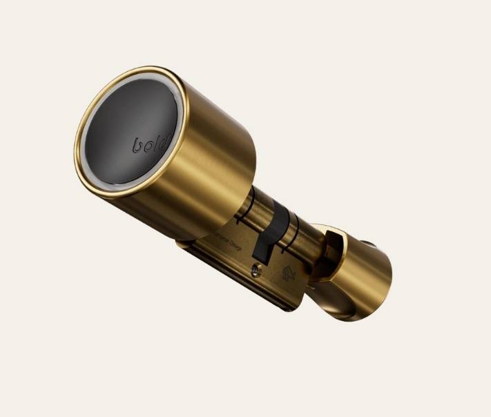 Bold smart cylinder SX33 Elite - skg3 gekeurd - Messing