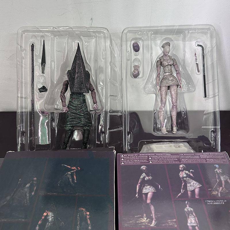 Silent Hill Figurin Figma SP055 Silent Hill 2 Röd Pyramid Varelse Figurin Bubble Head Nurse Sp061 Action Figurin Modell Julklapp