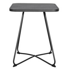 Annie cafe- och balkongmöbel caffébord, Ø58 cm svart/svart.