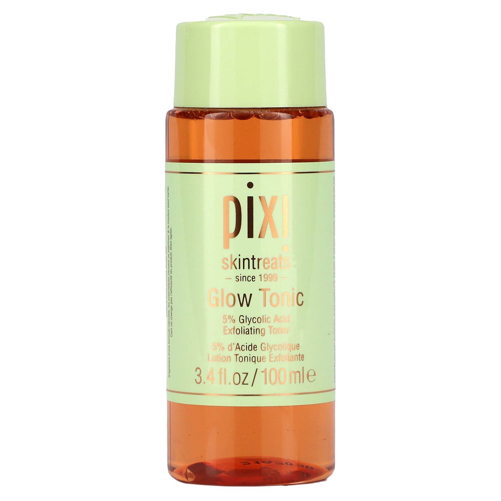 Pixi Beauty, Skin Treats, Glow Tonic, Exfoliating Toner, For All Skin Types, 3.4 fl oz (100 ml) beige