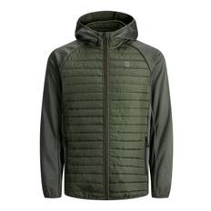 Jack & Jones Multi Quilted - Hybrid Jakke - FOREST NIGHT / L