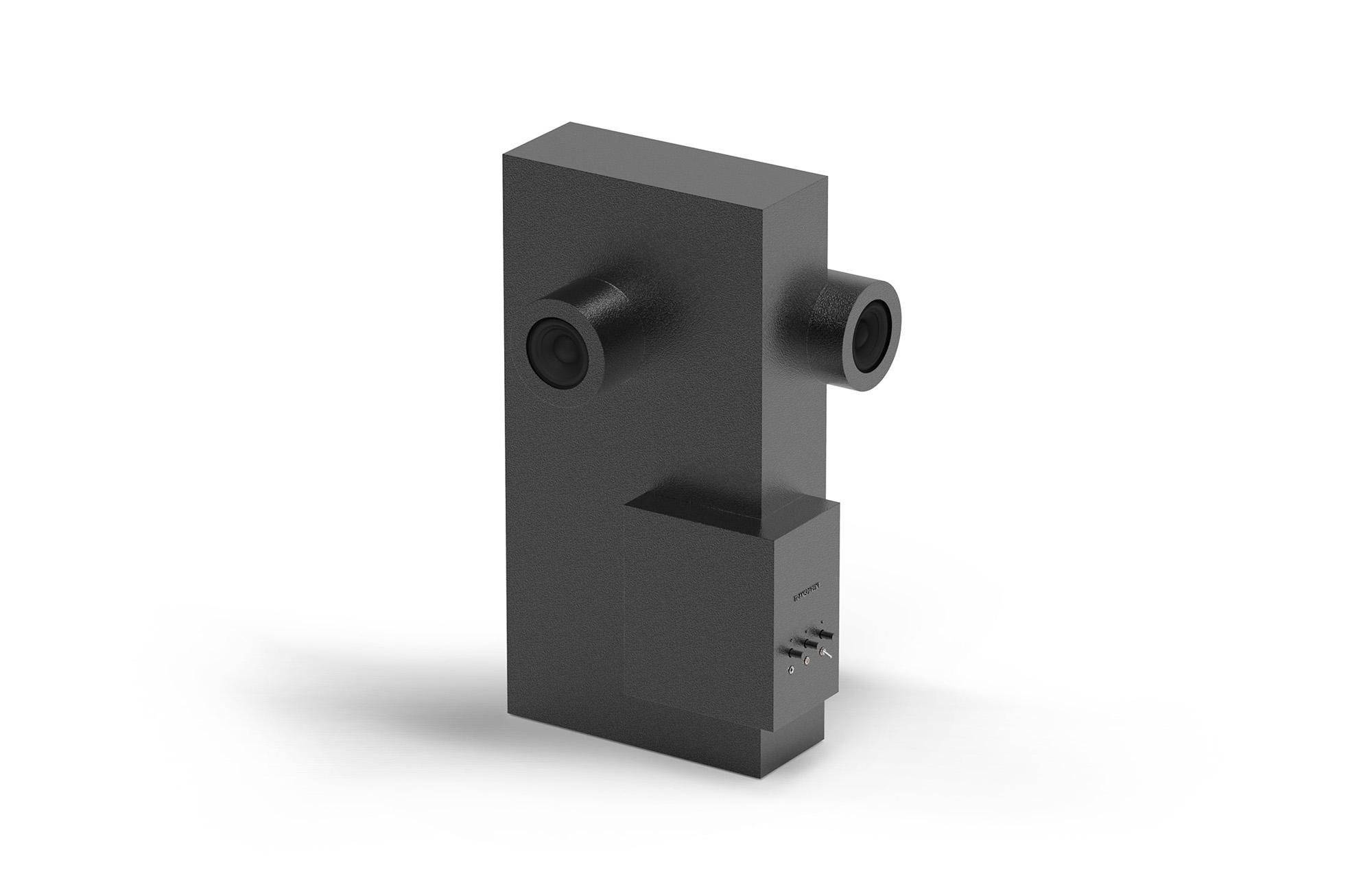 Brutalist Speaker Black - Black