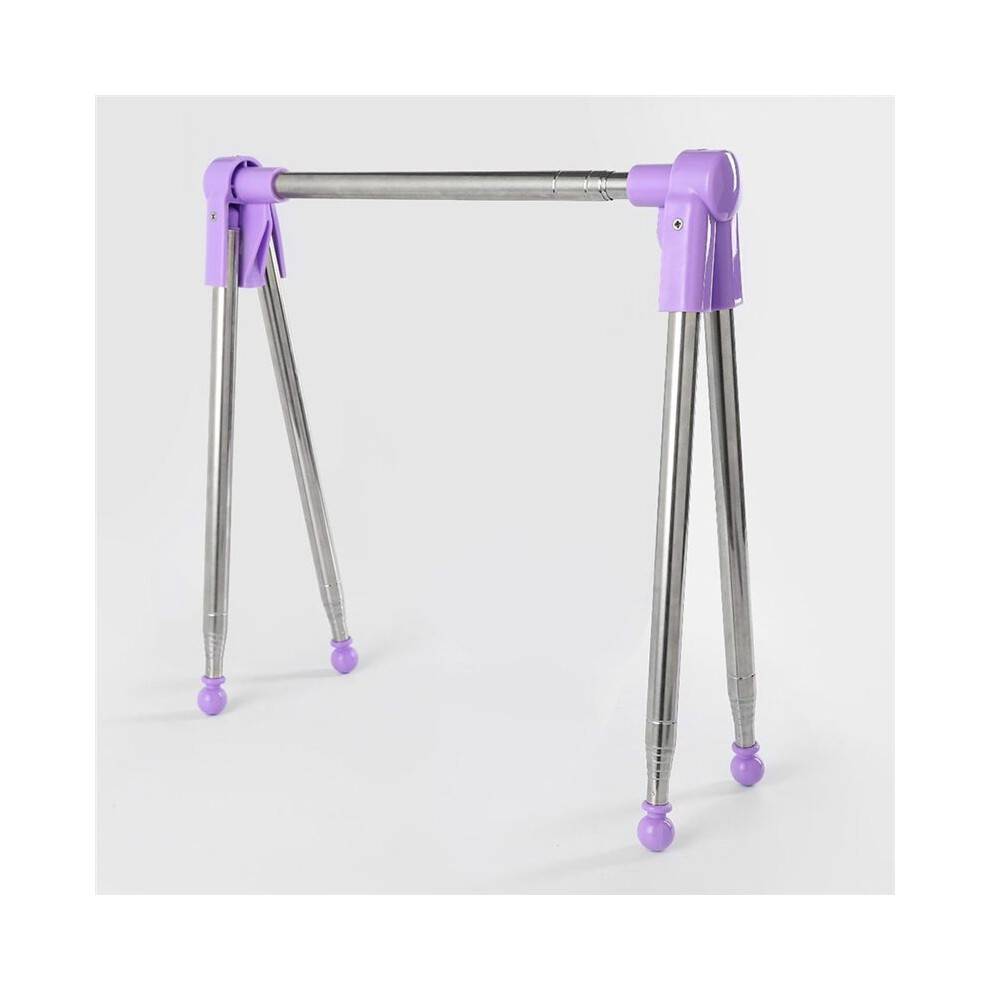 2X Foldable Clothes Drying Rack Clothes Dryer Space Saver Floor Standing Clothes Drying Rack for Balcony Bedroom B