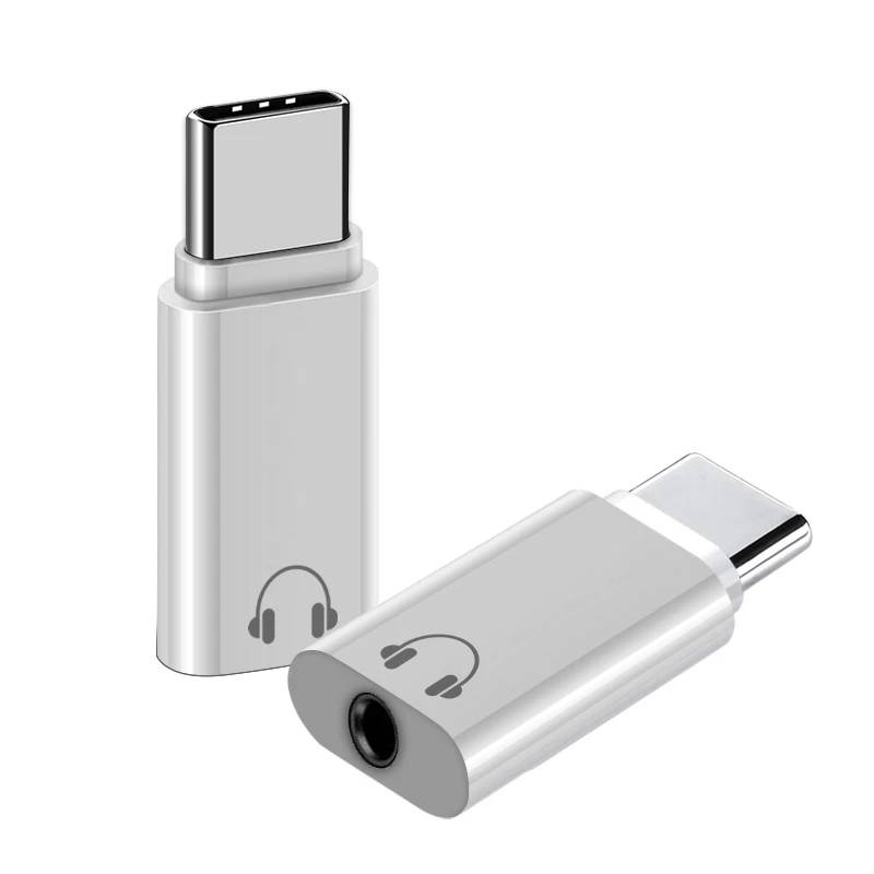 USB Type C To 3.5mm Aux Adapter Connetor Type-c 3.5 Jack Audio Cable For Xiaomi Huawei Honor HIFI Wired Earphones OTG Connetor