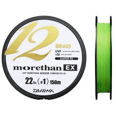 Daiwa Morethan 12 Braid EX-SI - Lime Green 135m - 0.12 mm - 10.2 Kg