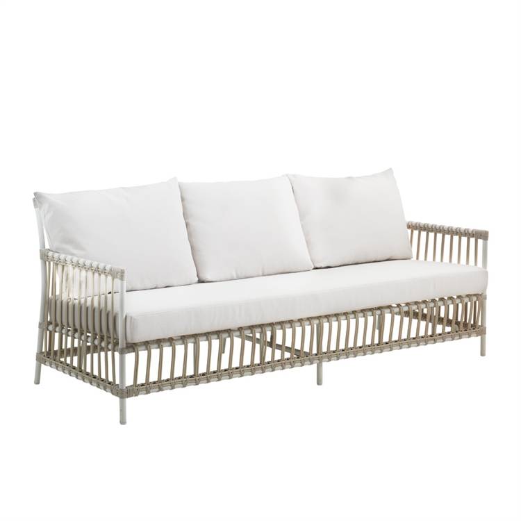 Sika-Design Utomhus Caroline Soffa Inkl. Kuddar  Dove White
