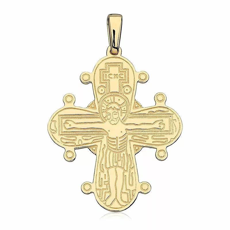 25 x 30 mm guld dagmarkors i 14 karat guld - Amoré - Dagmarkors guld