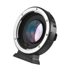 Autofokus linsfästesadapter 0,71X för Canon EOS EF-objektiv till Micro Four Thirds (MFT, M4/3) Kamera