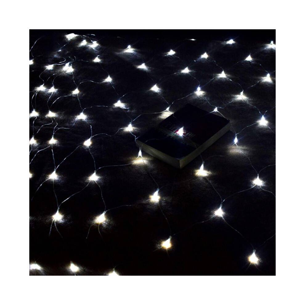 (White,EU-3x2m-200LEDs)Net Mesh Christmas Fairy String Lights Xmas Party Outdoor 3m2m 200led Us Eu