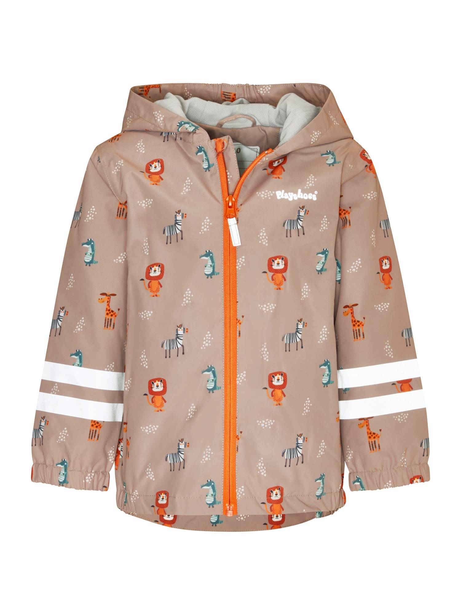PLAYSHOES Funktionsjakke  brokade / petroleum / mørkeorange / hvid