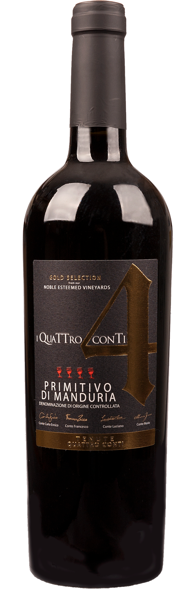 Tenute Quattro Conti, I Quattro Conti Primitivo di Manduria 2023