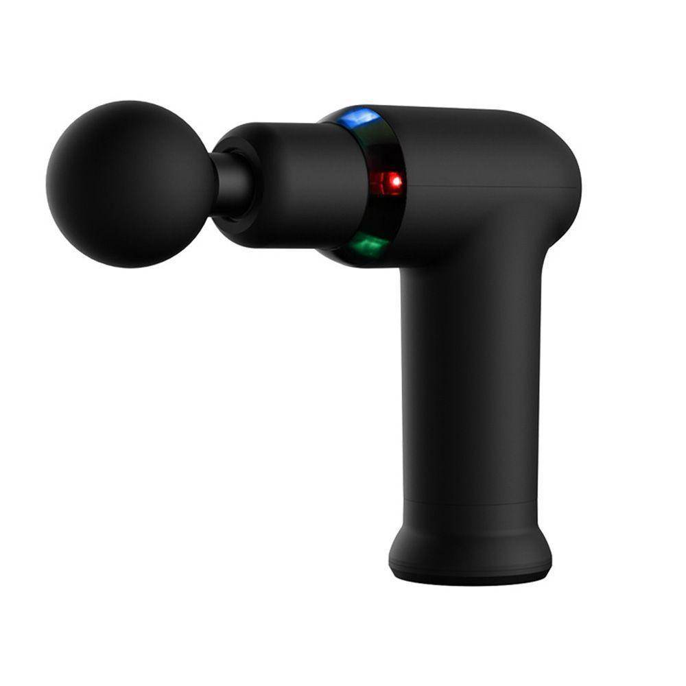 Ny Varmpress Fascia Gun LCD Massagepistol Cool LED-lampa Slagpistol Massager Djupvävnad Muskel Nacke Kropp och Rygg Avslappning
