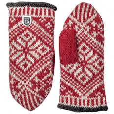 Hestra - Nordic Wool Mitt - Handsker str. 10 rød