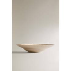 PASTATALLERKEN I PORCELÆN MED KANT I ANTIKFINISH